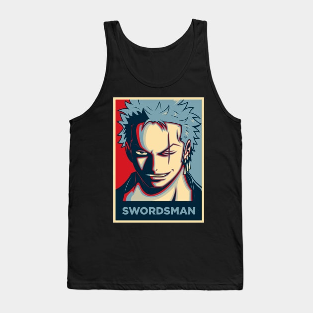 ZORO THE SWORDSMAN Tank Top by ChrisHarrys